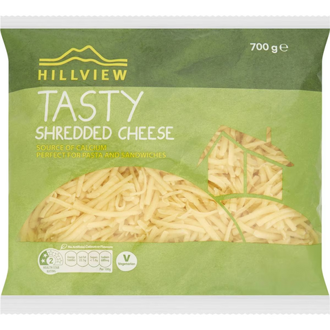 Hillview Tasty Shredded Cheese 700g