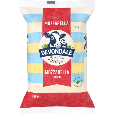 Devondale Mozzarella Cheese Block 550g