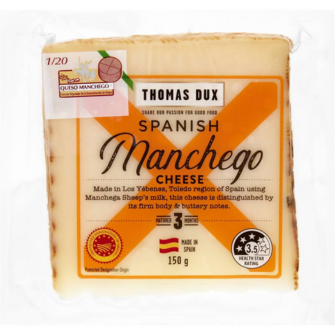 Thomas Dux Manchego Cheese 150g