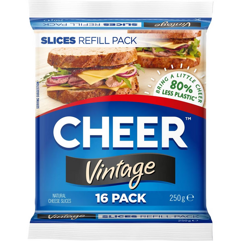 Cheer Cheer Cheese Vintage Cheese Slices 250g