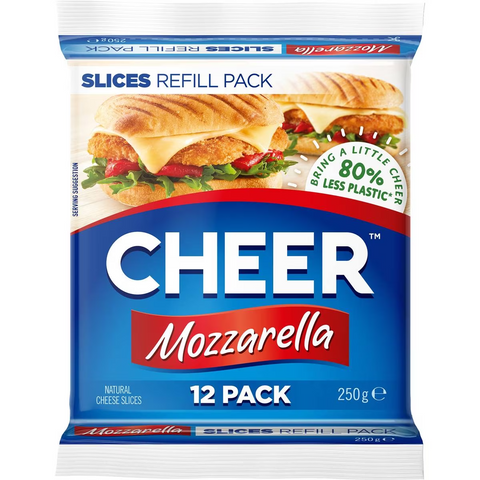 Cheer Cheese Mozzarella Cheese Slices 250g