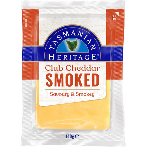 Tasmanian Heritage Club Cheddar Smoked 140g