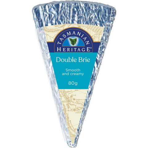 Tasmanian Heritage Double Brie Cheese Snack 80g