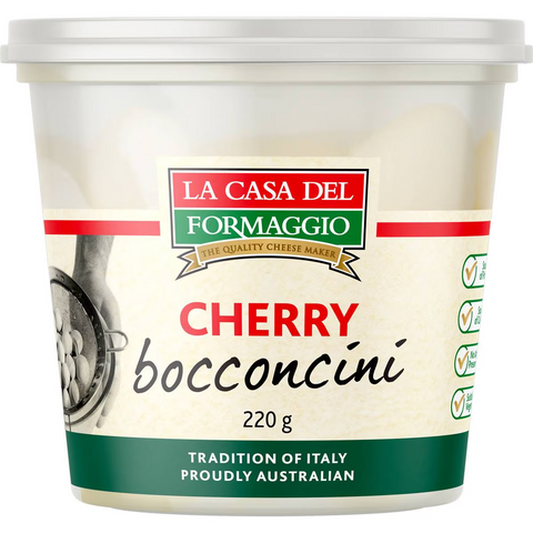 La Casa Del Formaggio Cherry Bocconcini 220g