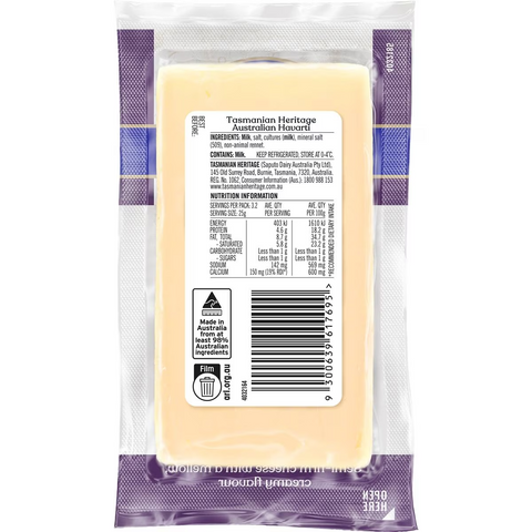 Tasmanian Heritage Havarti 80g