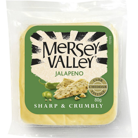 Mersey Valley Jalapeno Cheese 80g