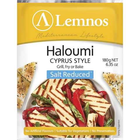 Lemnos Haloumi Salt Reduced 180g