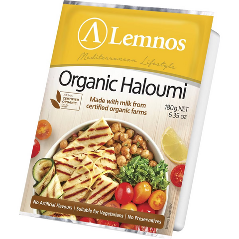 Lemnos Organic Haloumi Cheese 180g