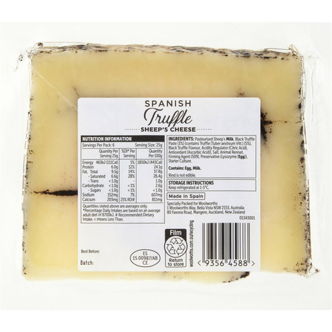 Thomas Dux Spanish Sheeps Cheese With Truffler 150g