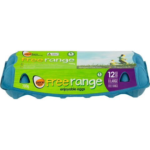 Pace Farm 12 Extra Large Free Range Eggs 700g