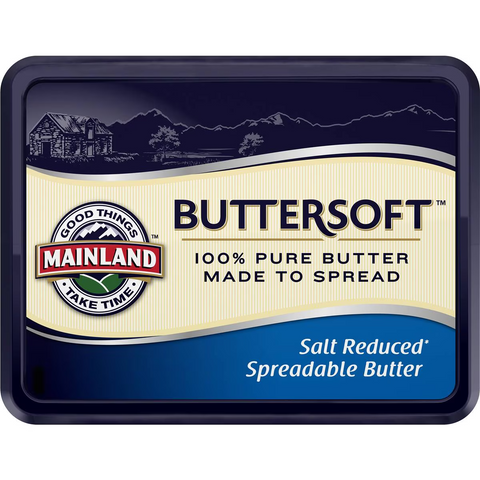 Mainland Buttersoft Pure Salt Reduced Butter 375g