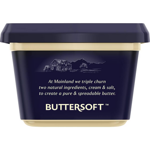 Mainland Buttersoft Pure Salt Reduced Butter 375g