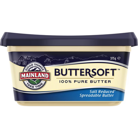 Mainland Buttersoft Pure Salt Reduced Butter 375g