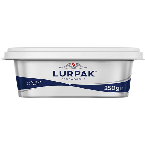 Lurpak Butter Spreadable Slightly Salted 250g