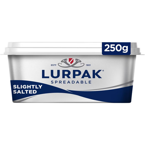 Lurpak Butter Spreadable Slightly Salted 250g