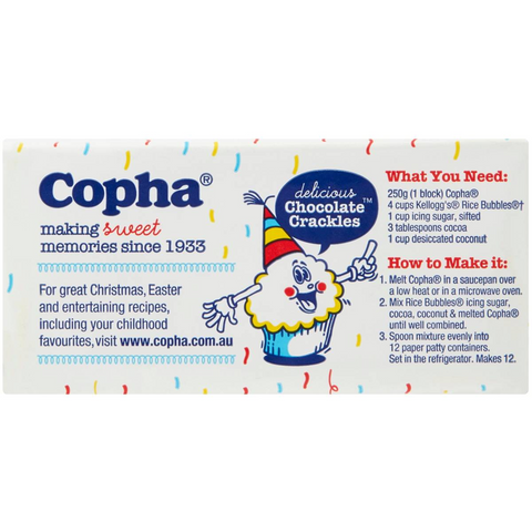 Copha Oil Solid Cooking Block 250g