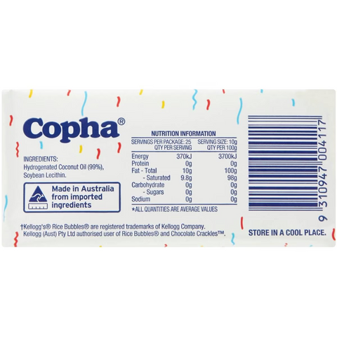 Copha Oil Solid Cooking Block 250g