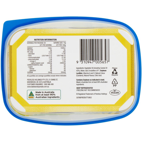 Tablelands Dairy Free Buttery 500g