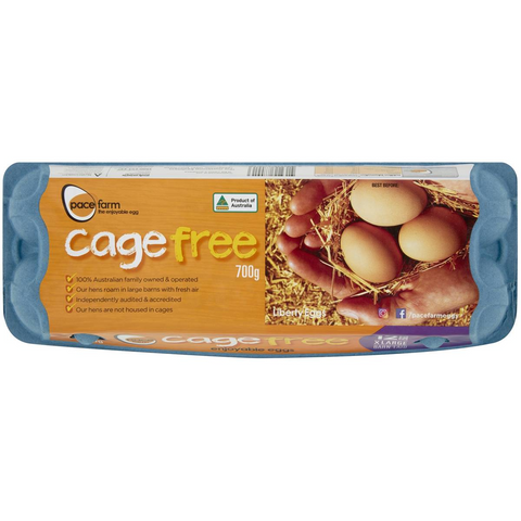 Pace Farm 12 Extra Large Cage Free Eggs 700g