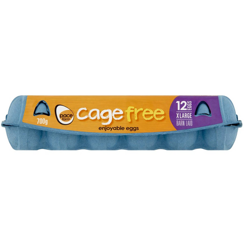 Pace Farm 12 Extra Large Cage Free Eggs 700g