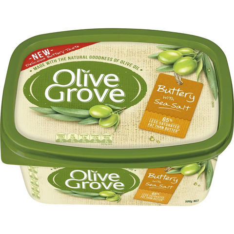 Olive Grove Buttery Spread With Sea Salt 500g