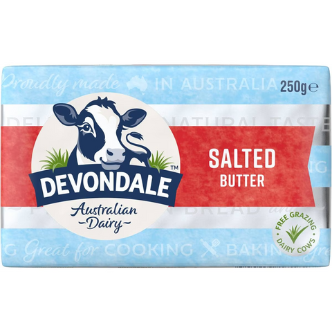 Devondale Butter Block Salted 250g