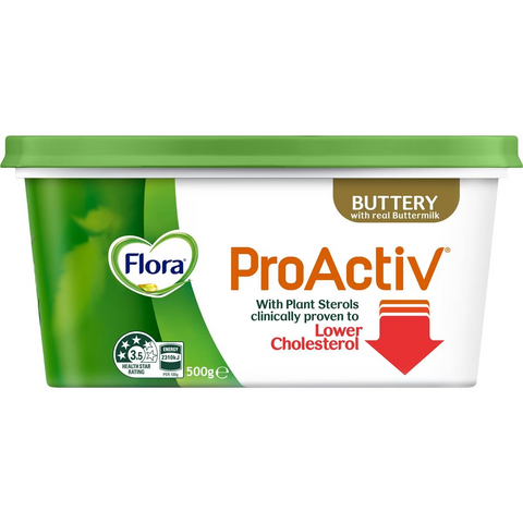 Flora Proactiv Margarine Spread Buttery 500g