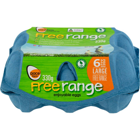 Pace Farm 6 Large Free Range Eggs 330g