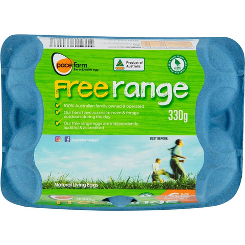 Pace Farm 6 Large Free Range Eggs 330g