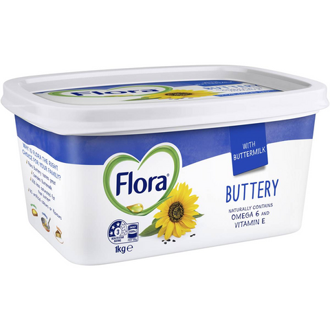 Flora Margarine Spread Buttery 1kg