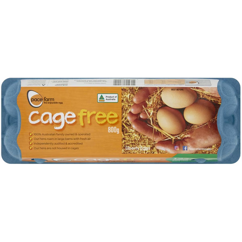 Liberty Eggs 12 Jumbo Cage Free Eggs 800g