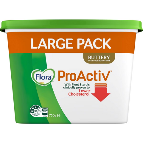 Flora Proactiv Margarine Buttery 750g