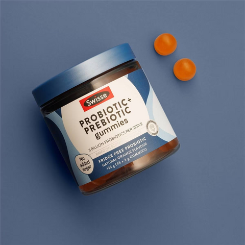 Swisse Probiotic + Prebiotic Gummies For Gut Health 45 Pack