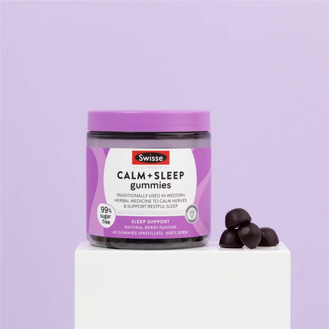 Swisse Ultiboost Calm + Sleep Gummies For Sleep Support 60 Pack