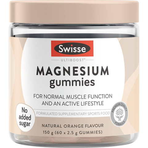 Swisse Ultiboost Magnesium Gummies For Bone And Muscle Health 60