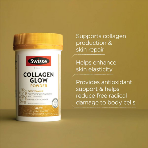 Swisse Beauty Collagen Glow Powder For Skin Elasticity + Firmness 120g