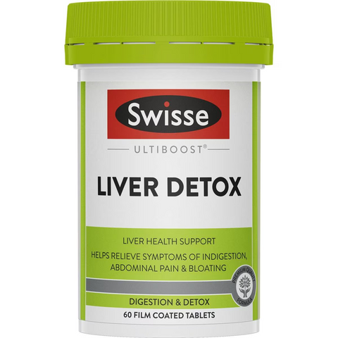 Swisse Ultiboost Liver Detox Tablets For Digestiive Health 60 Pack