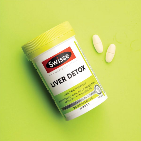 Swisse Ultiboost Liver Detox Tablets For Digestiive Health 60 Pack