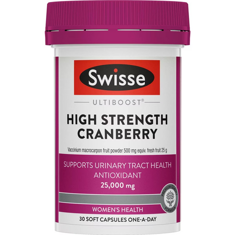 Swisse Ultiboost High Strength Cranberry Capsules 30 Pack