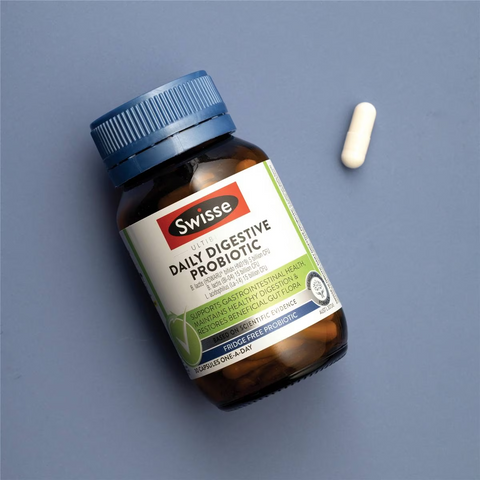 Swisse Ultibiotic Daily Digestive Probiotic Capsules 30 Pack