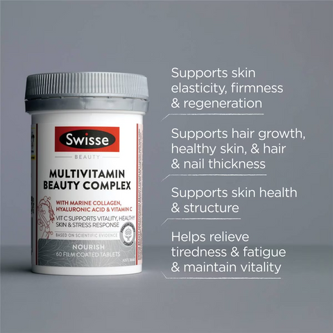 Swisse Beauty Multivitamin Beauty Complex Tablets For Skin 60 Pack