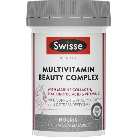 Swisse Beauty Multivitamin Beauty Complex Tablets For Skin 60 Pack