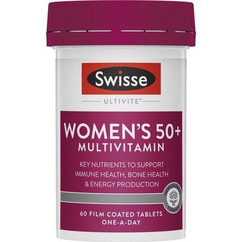 Swisse Ultivite Women's 50+ Multivitamin Tablets 60 Pack