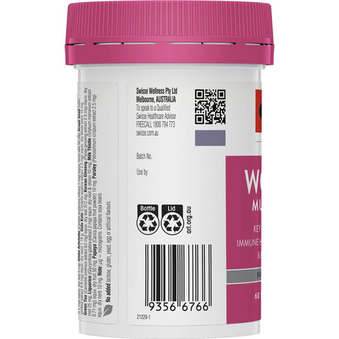 Swisse Ultivite Women's Multi Vitamin Tablets 60 Pack