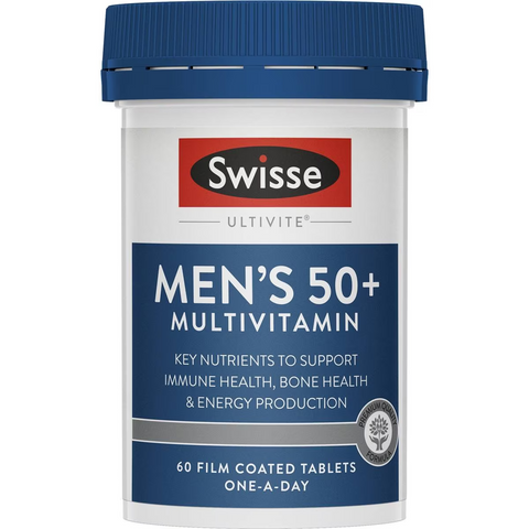 Swisse Ultivite Men's 50+ Multivitamin Tablets 60 Tablets