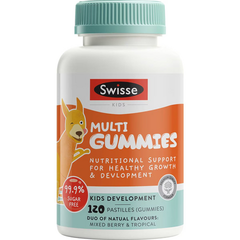 Swisse Kids Multi Gummies Mixed Berry & Tropical 120 Pack