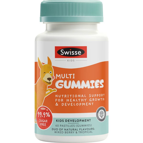 Swisse Kids Multi Gummies For Healthy Growth And Development 60 Pack