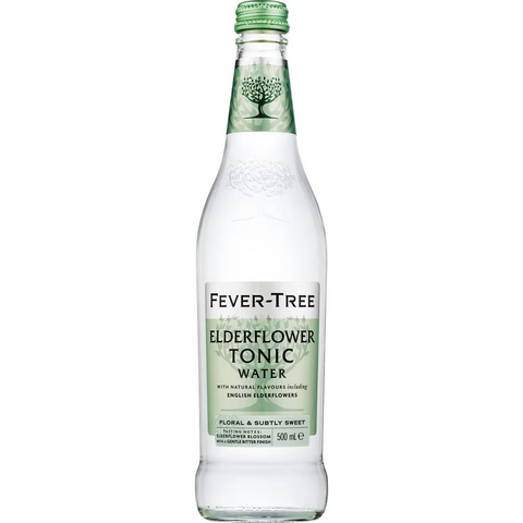 Fever-tree Elderflower Tonic Water Bottle 500ml