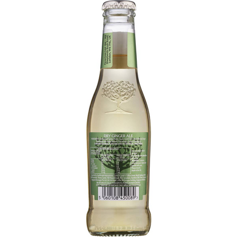 Fever-tree Premium Dry Ginger Ale Bottles 200ml X 4 Pack