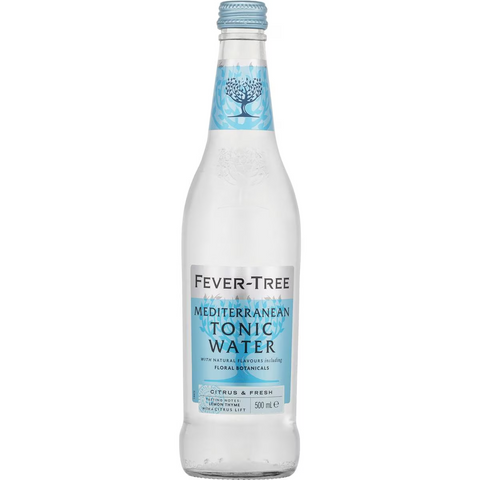 Fever-tree Mediterranean Tonic Water Bottles 500ml